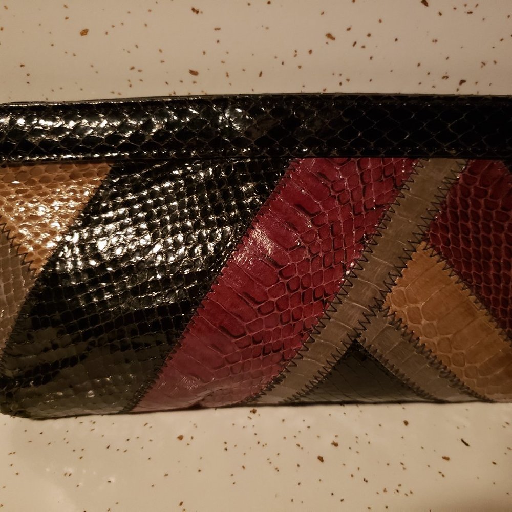 Genuine Snakeskin clutch/crossbody